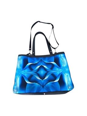 Fine Art Designer Briefcase Top Handle Shoulder Strap Utility Bag Tote